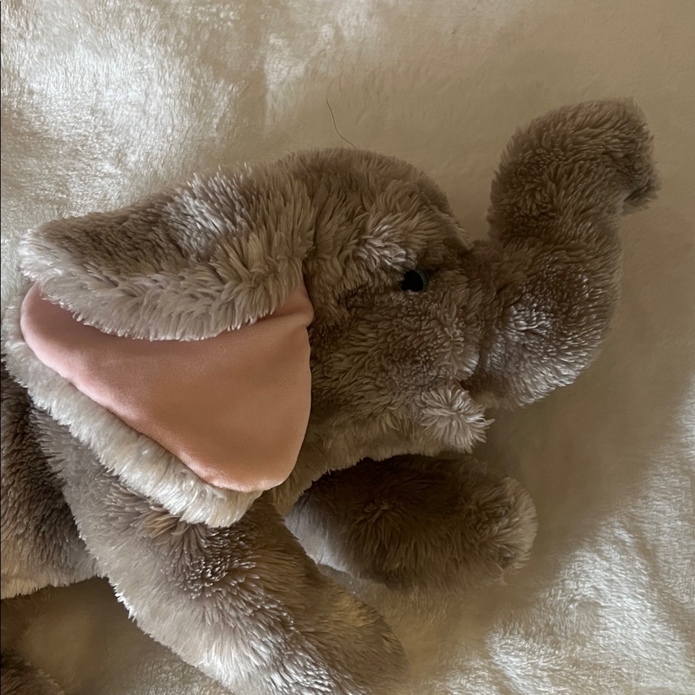 Ty Gray and Pink Stuffed Elephant - Picture 5 of 9